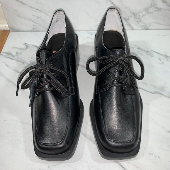 NWT PEERAYS BRAND NEW Leather WW Square Toe Shoes - Picture 2 of 6